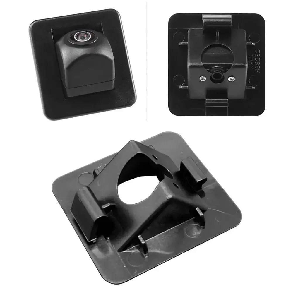 Car Rear View Camera Bracket Holder Plate Lights Mount Universal Vehicle Reverse Cam Back Up Holder ABS Black For Kia K3 K3S