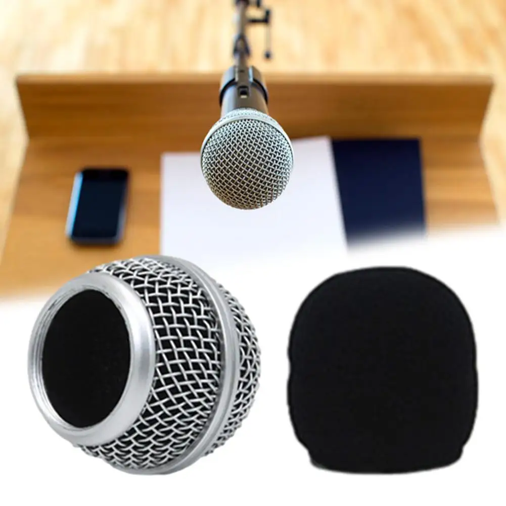 MikrofonkopfabdeckungMikrofongitter Ersatz Kugelkopf Mesh Mikrofon Passend für Grille Beta Mikrofon Shure
