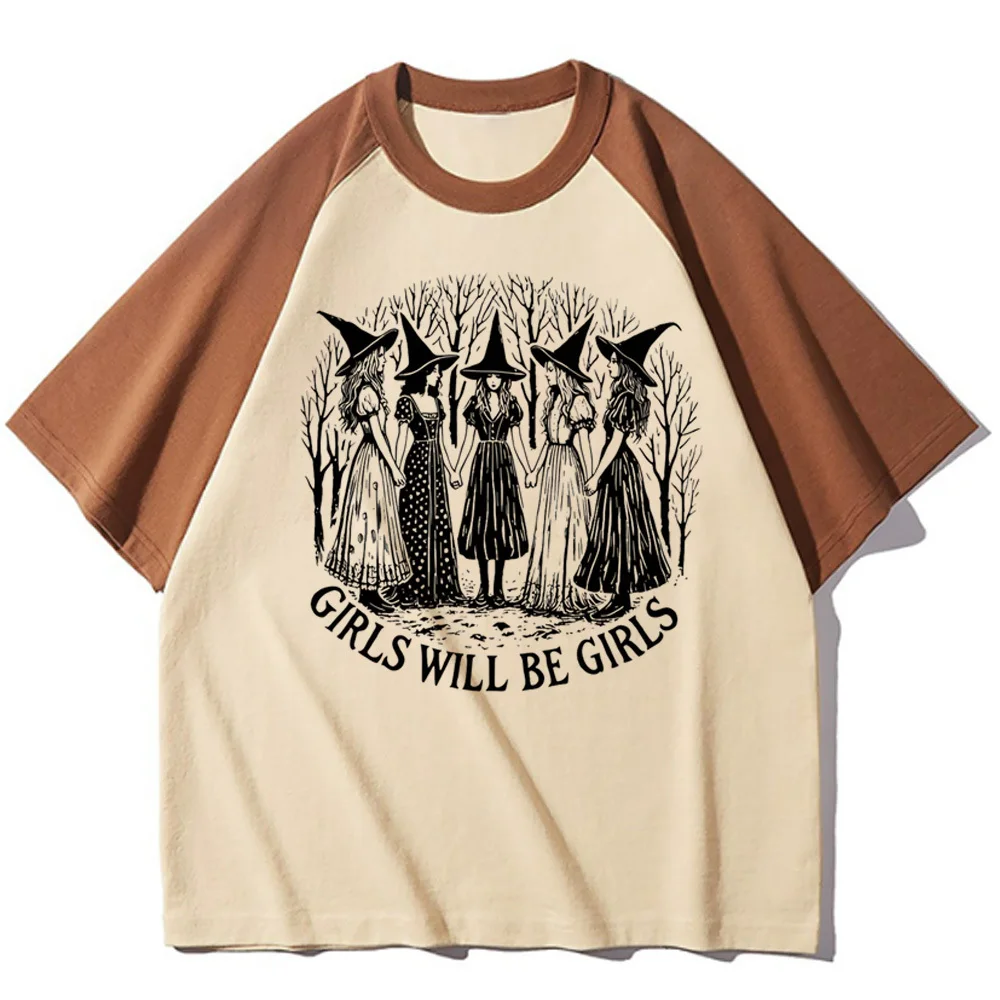 

Witch tshirt female 80s University Y2k Pop Culture Punk women t-shirt 2000s Classic kawaii University Punk aesthetic