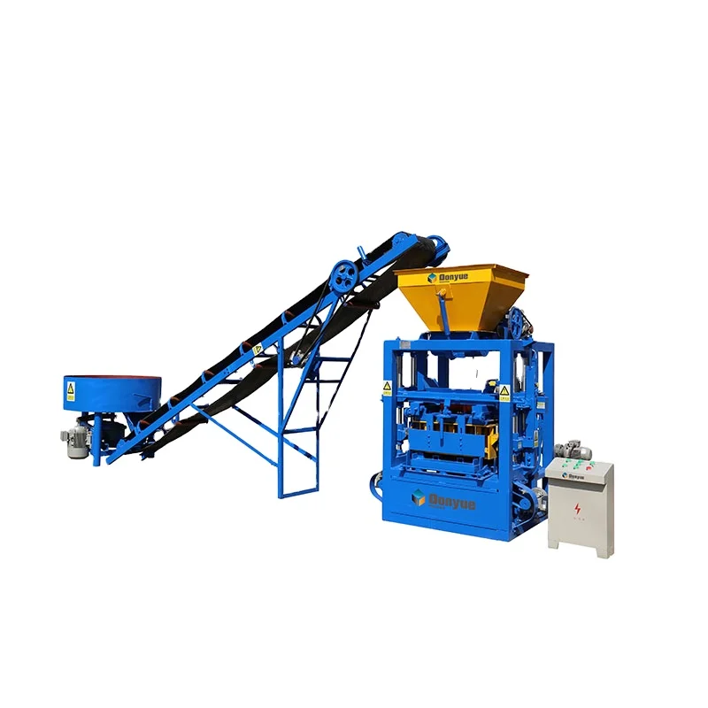 YUGONG Factory Price QT4-24 Hot Sale Cement Semi Automatic  Brick Making Machine