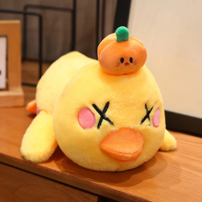 12/25/40cmkawaii I want to escape duck stuffed toy Put rotten duck stuffed doll throw pillows and cushions for a little girl's b