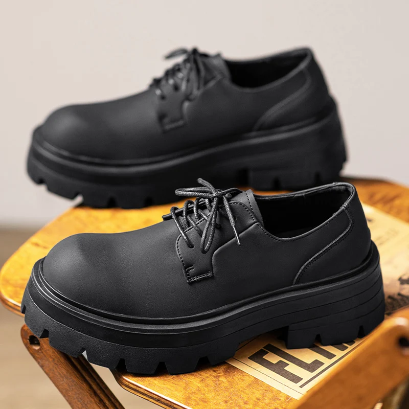 

Men's Leathe Oxford Comfortable Dress Shoes Originals Lace Up Formal Business Casual Daily Derby Shoes for Male