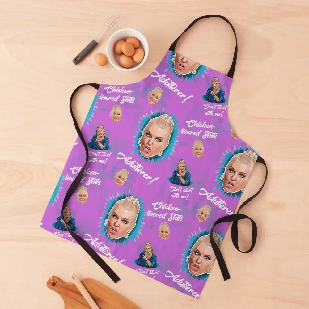 

Kim Woodburn kicking off wallpaper Apron Chef Uniform Woman Kitchen Tools Kitchen Handle For Women Kitchenware Apron