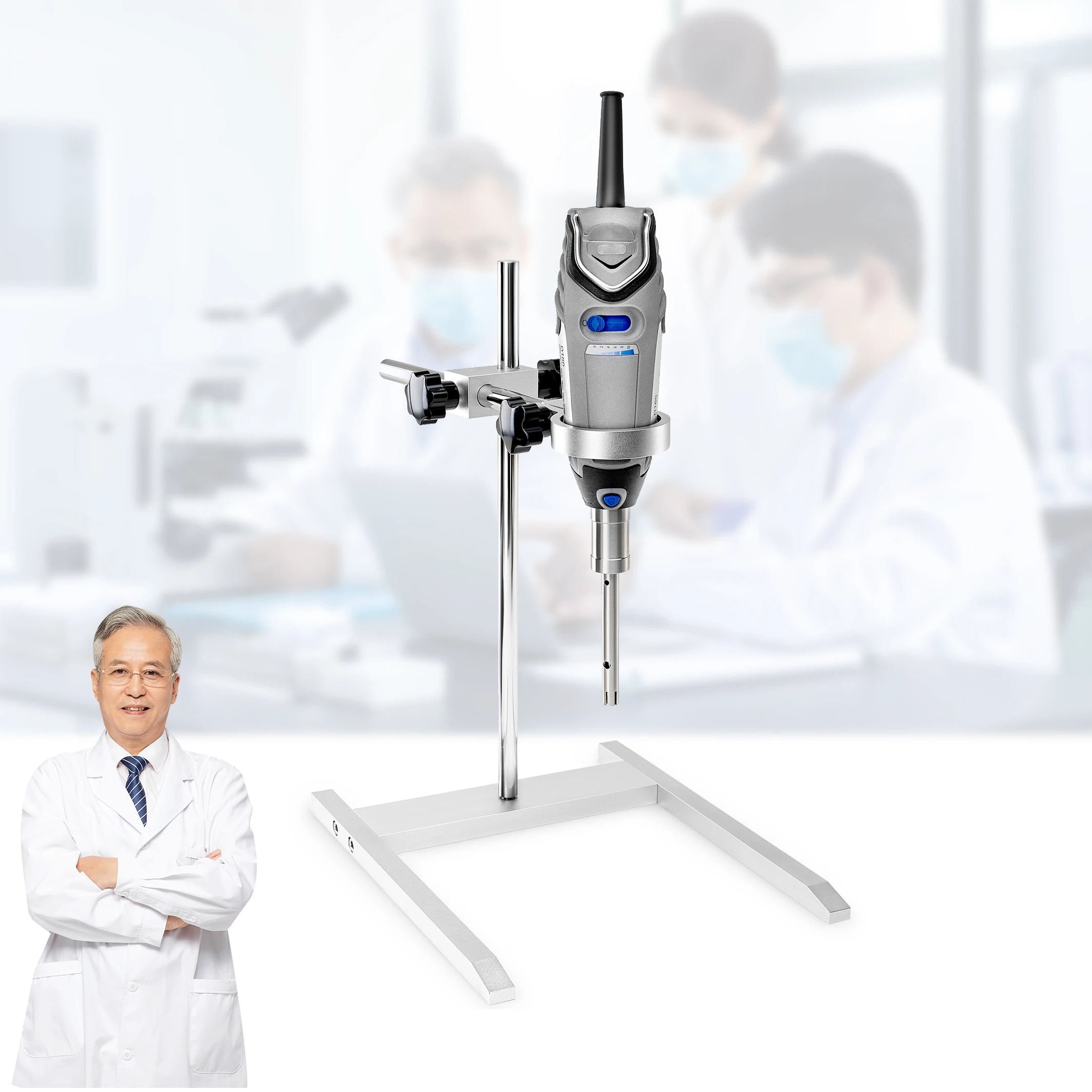 

Low Price Laboratory Mini Handheld Homogenizer Laboratory Small Portable Rotor Stator High Shear Emulsifier Mixer Homogenizer