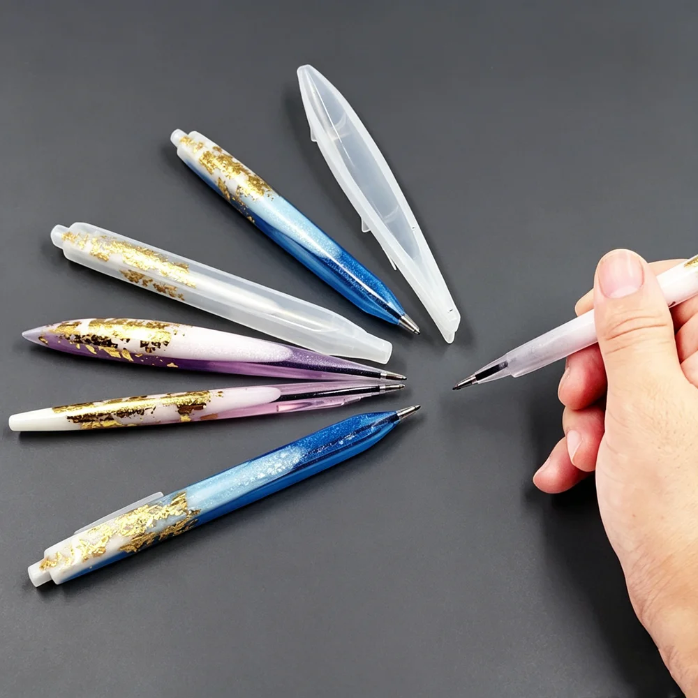 Resin Art Youtube - SNASAN Silicone Mold DIY Pen Tube