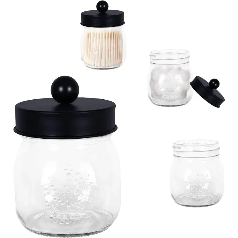 

A glass storage jar