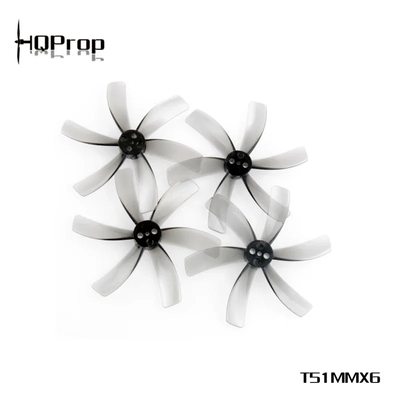 المروحة PC لطائرات بدون طيار RC FPV حرة ، لتقوم بها بنفسك أجزاء ، hqsupport ، T51MMX6 ، 6-Blade ، حرة Cinewhoop ، 10 أزواج ، 10CW + 10CCW ، 51 مللي متر ، 2"