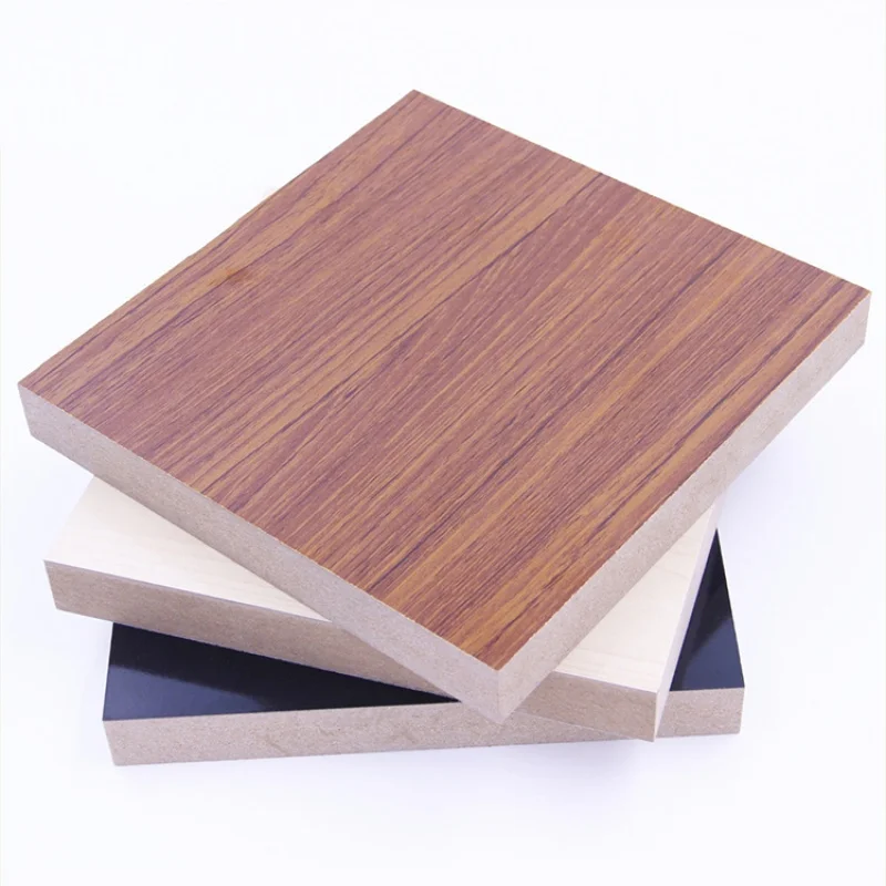 custom.4*8 laminated board Matte Uv Melamine 18mm MDF Professional Factory Fiberboard