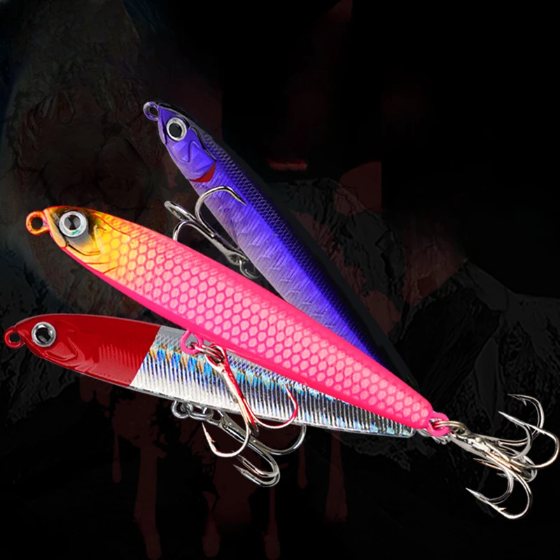 Fishing Lure Tackle Fishing Accessories Saltwater Lures Fish Bait Lure Pencil Sinking Fishing Lure Weights 10g 14g 18g 24g