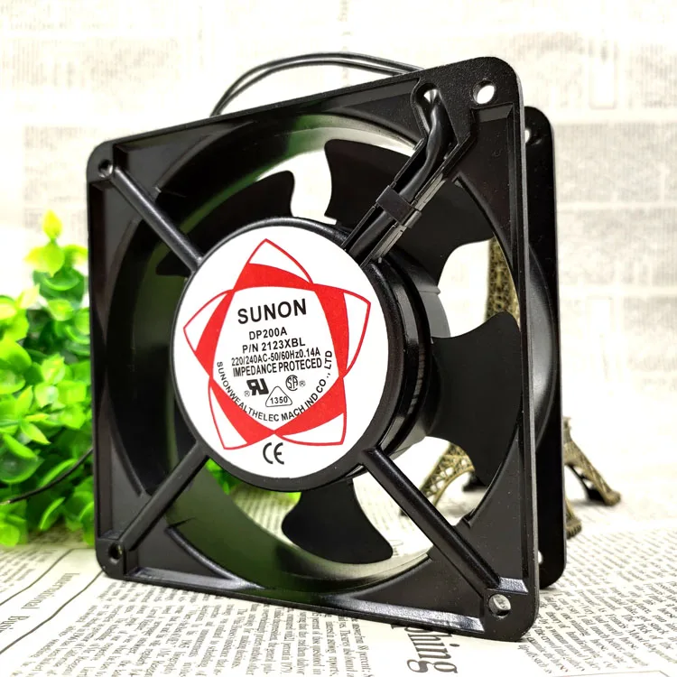 

DP200A P N 2123XBL 220 240V 12038 0.14A BALL CASE COOLING FAN