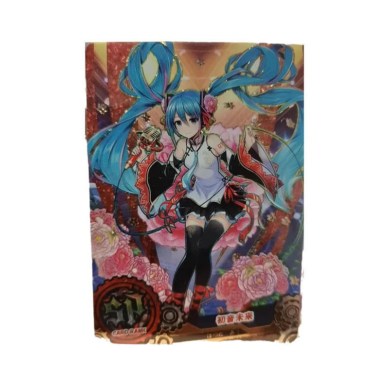 Anime Cartoon God Card Hatsune Miku Kokkoro Boa Hancock Luffy Sanji Cc Kugisaki Nobara Collectible Cards Toy Birthday Gift