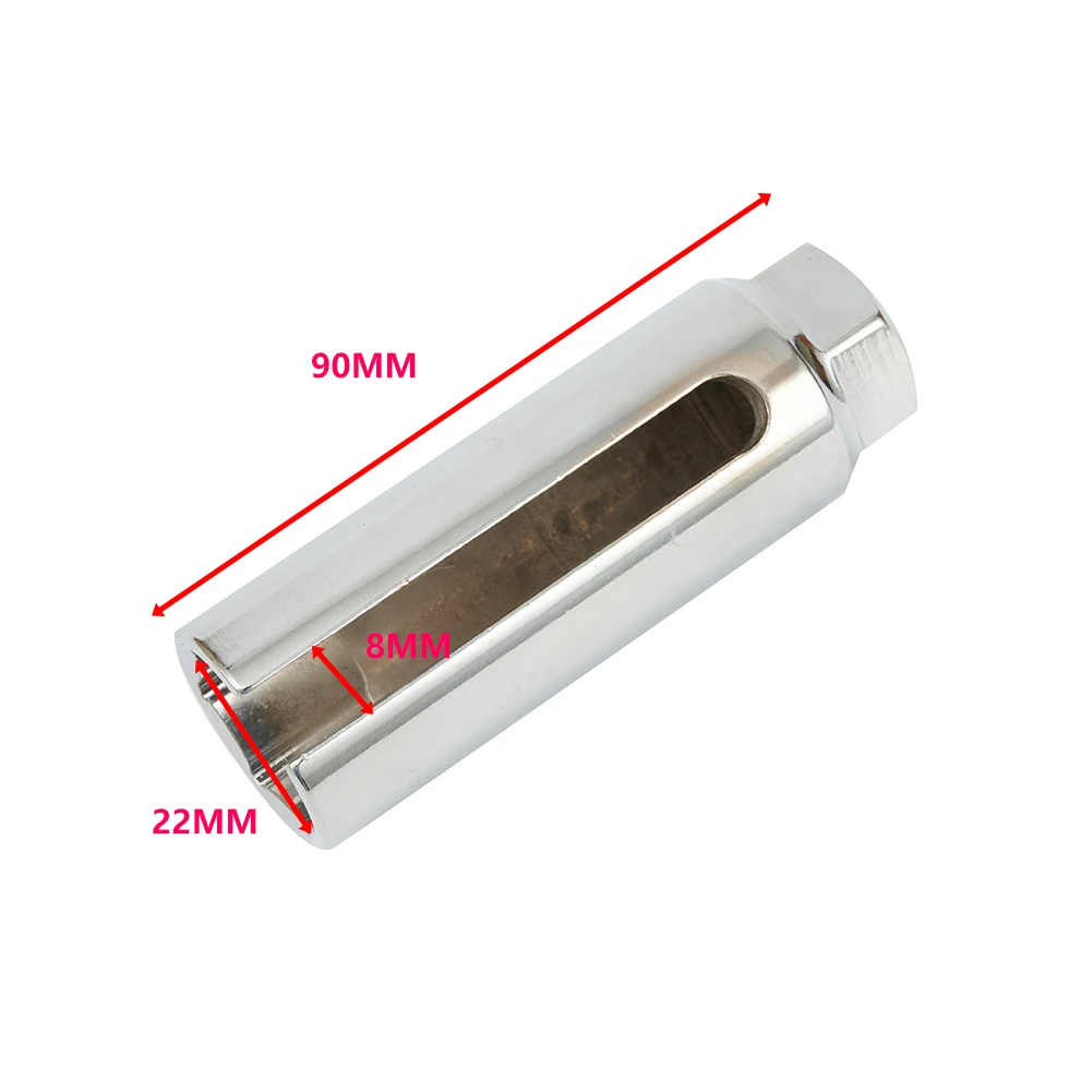 ประแจเซ็นเซอร์ออกซิเจนสำหรับรถยนต์7/8 "1/2" 7/8นิ้วการติดตั้งออฟเซท O2ยานยนต์อัตโนมัติ8มม. 22มม.