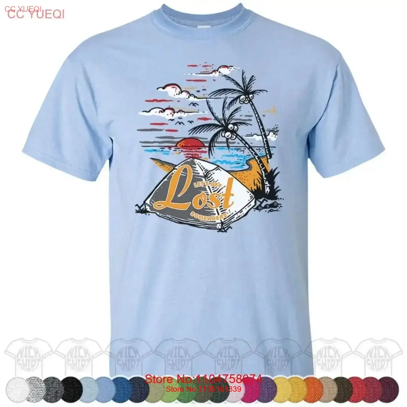 

Lets Get Lost Кемпинг Караван Приключения Путешествие Дикий лес Палатка Природа Футболка винтажная стираная уличная одежда Повседневная стильная мягкая