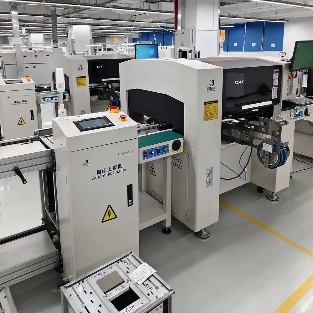 Bc-6Y Vertical Pick And Place Full Automatic 6 Head Chip Mounter LED Assembly Hine con cámara de visión