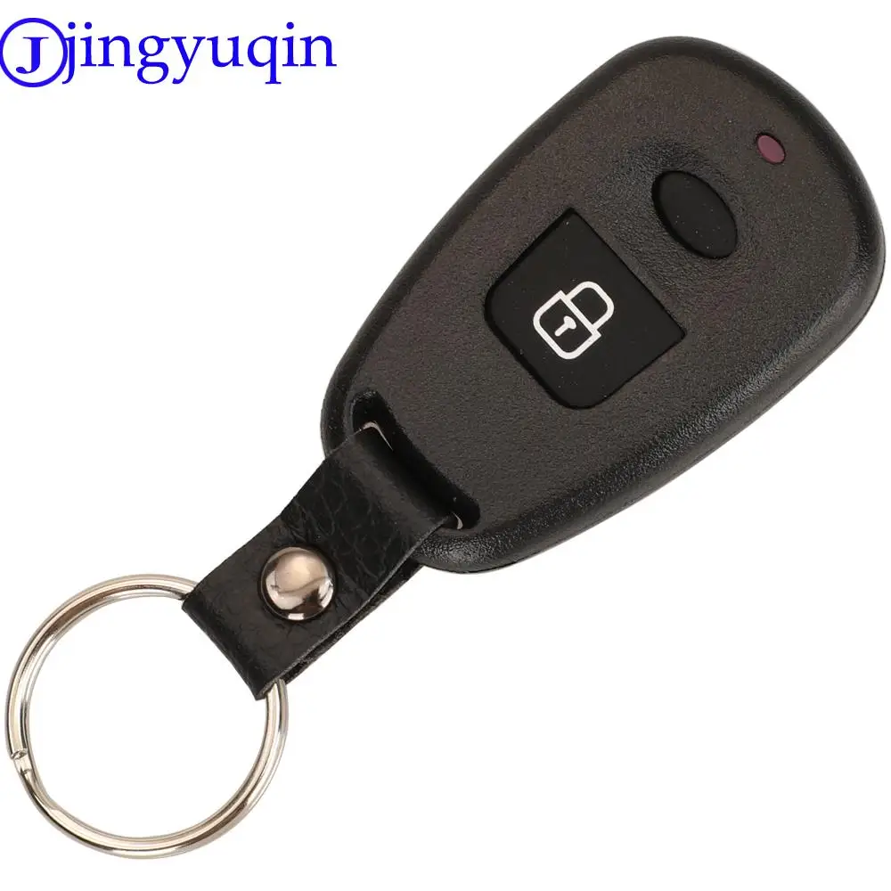 jingyuqin Remote Car Key Shell Case Fob For Hyundai Elantra Sonata Santa For Kia Carens Replacement Cover