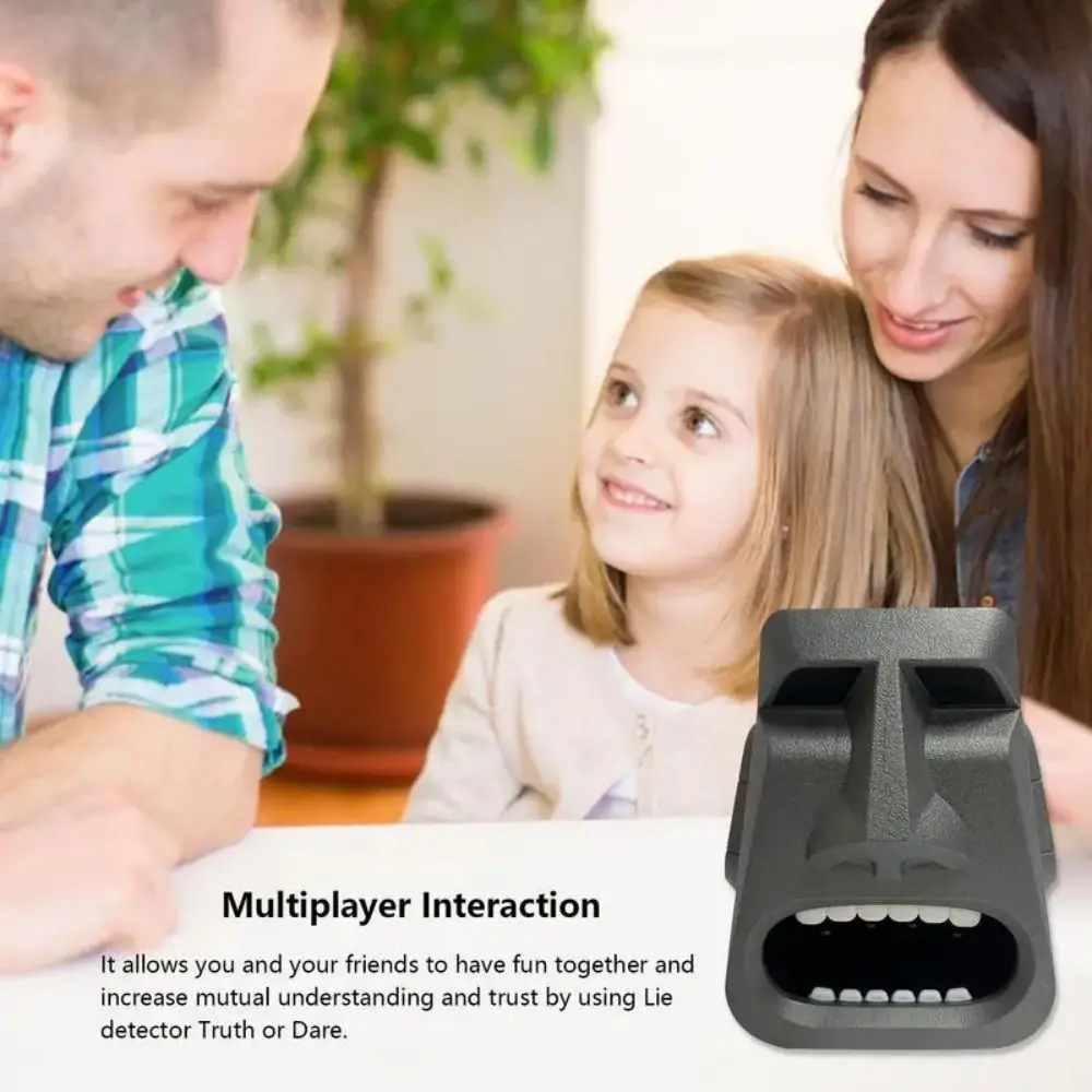 Two Modes Dare Lie Detector Finger Game Lighting Sound Effects Lie Detector Test Decompression Finger Electroshock Lies Detector