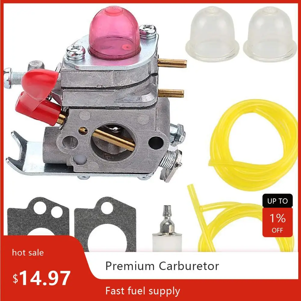 

530071811 Carburetor for Poulan Pro 530071811 LE Featherlite PP025 PP125 P4500 PP258TP PP25E Trimmer Craftsman C1U-W19 530071811