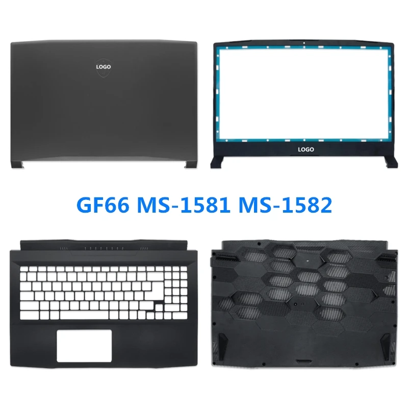 

Brand New Laptop For MSI Katana GF66 MS-1581 MS-1582 LCD Back Cover Case/Front Bezel/Palmrest/Bottom Cover/Hinges