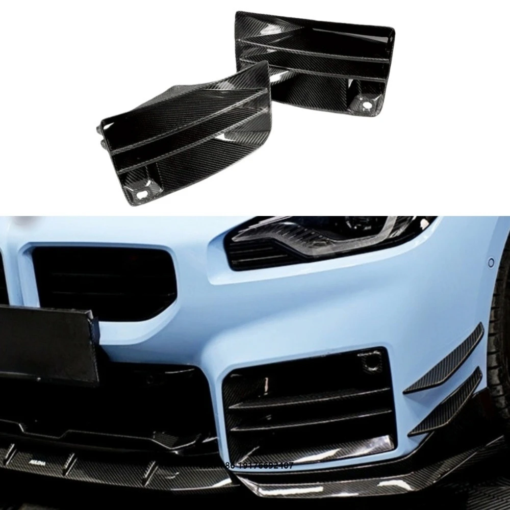 

New AD Style Dry Carbon Fiber Front Bumper air Vent Decoration Modification Suitable forBMW M2 (G87)