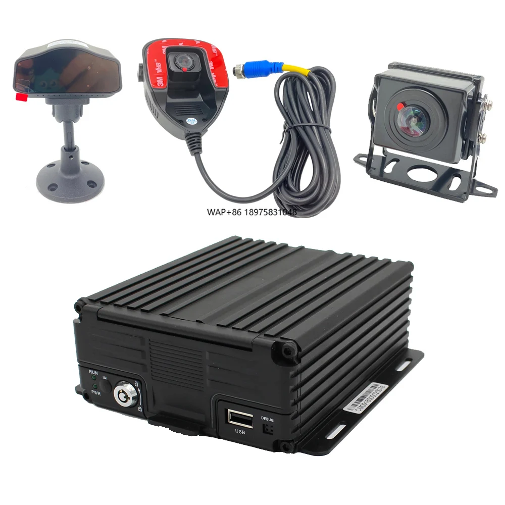 4 Channel 1080P Smart AI DVR with Adas BSD CANBUS GPS Wi-Fi 4G for Truck Bus Car Mobile Black Box Hard Disk SSD 1TB 2TB