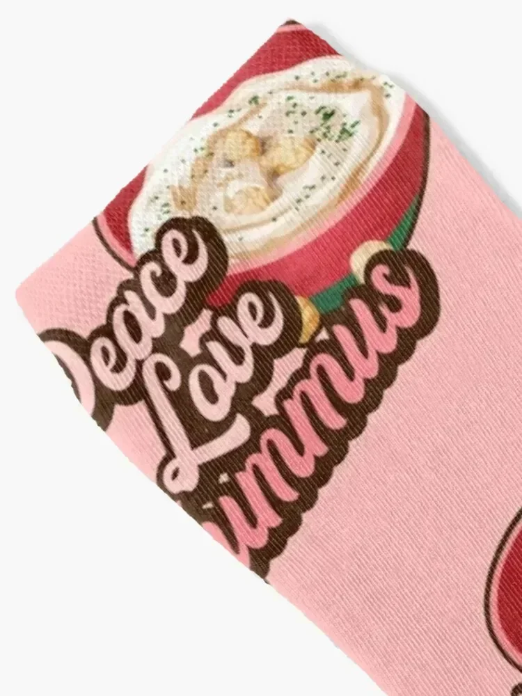 السلام الحب هموس. جوارب شفافة ومشرقة ومبتكرة مضادة للانزلاق لكرة القدم للنساء والرجال