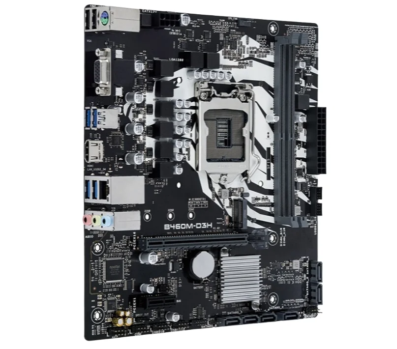 B460M-D3H LGA 1200 Motherboard Intel B460 2xDDR4 64GB M.2 Miro-ATX