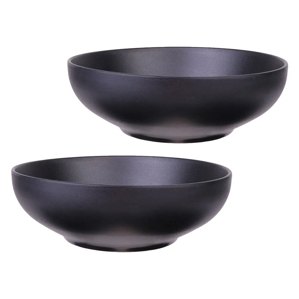 2 قطعة وعاء عشاء بلمسة نهائية غير لامعة حافة ناعمة حساء المعكرونة سلطة الأرز تخدم أدوات المائدة المطبخ أطباق المنزل حاوية الطعام
