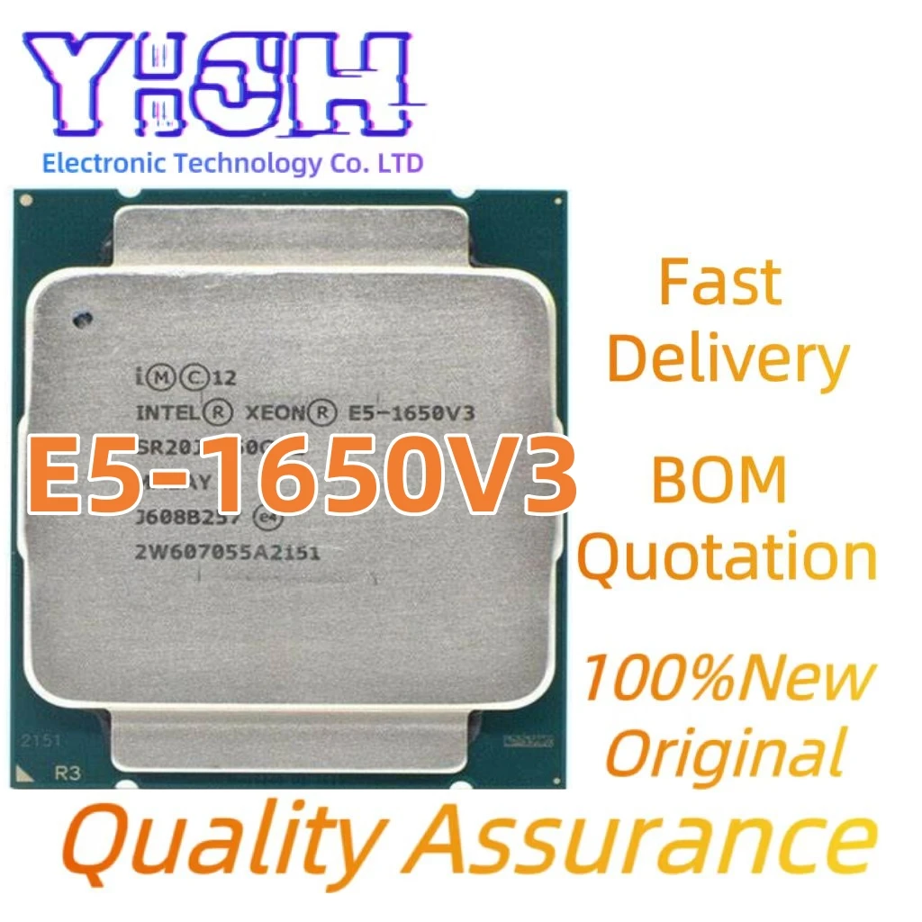 100%New Original E5-1650V3 SR20J 6Core 12Threads LGA2011-3 22NM E5-1650 V3 E5 1650 V3