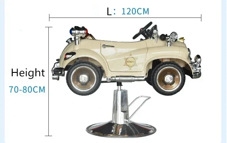 الأطفال قص الشعر مقعد الكرتون سيارة تصفيف الشعر كرسي الطفل وسادة مقعد رفع الشعر كرسي MP3 الموسيقى سيارة كرسي الحلاق بولي PU #5