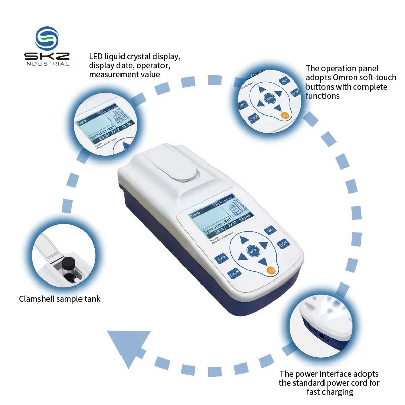 TU1000P Portable Turbidimeter Price Nephelometer 1000NTU Water Turbidity Meter