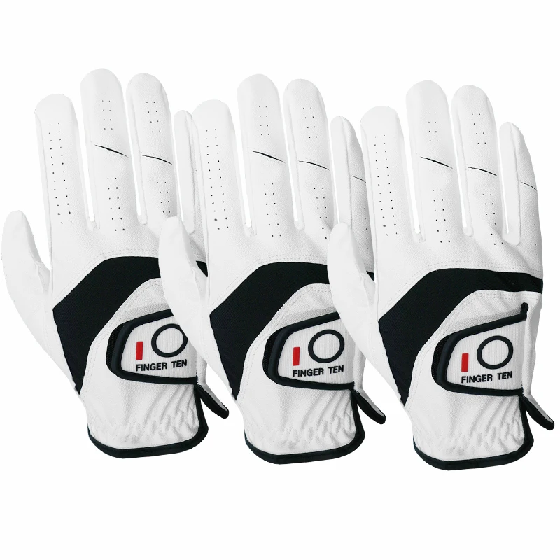 Golfhandschoenen Heren 3 stks/6 stks All Weather Zacht Ademend Linkerhand Rechtergreep Drop Shipping