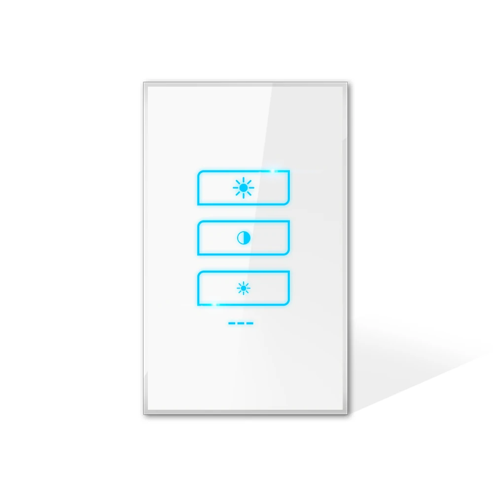 Venda quente na NZ e Austrália Wifi Zigbee Smart Dimmer Light Switch com múltiplas luzes de fundo LED ajustáveis