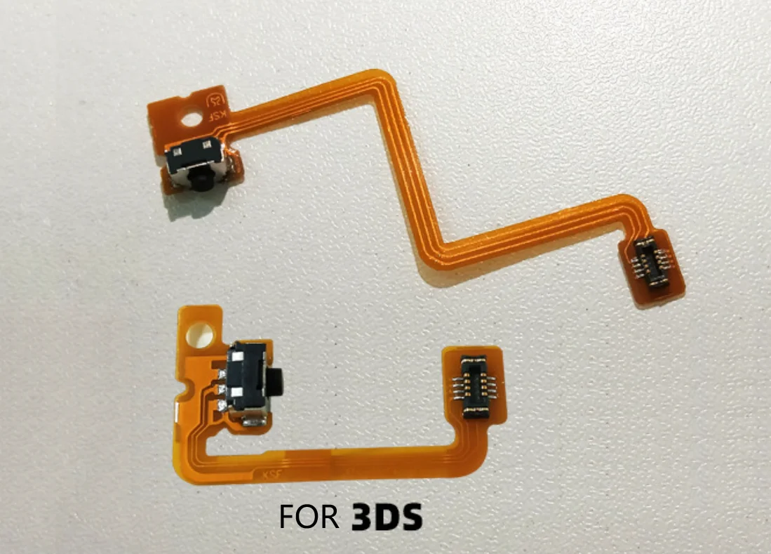 L R Botão de Ombro com Cabo Flex, Reparação Interruptor Esquerdo Direito, 3DS, 3DSLL, 3DSXL, Novo