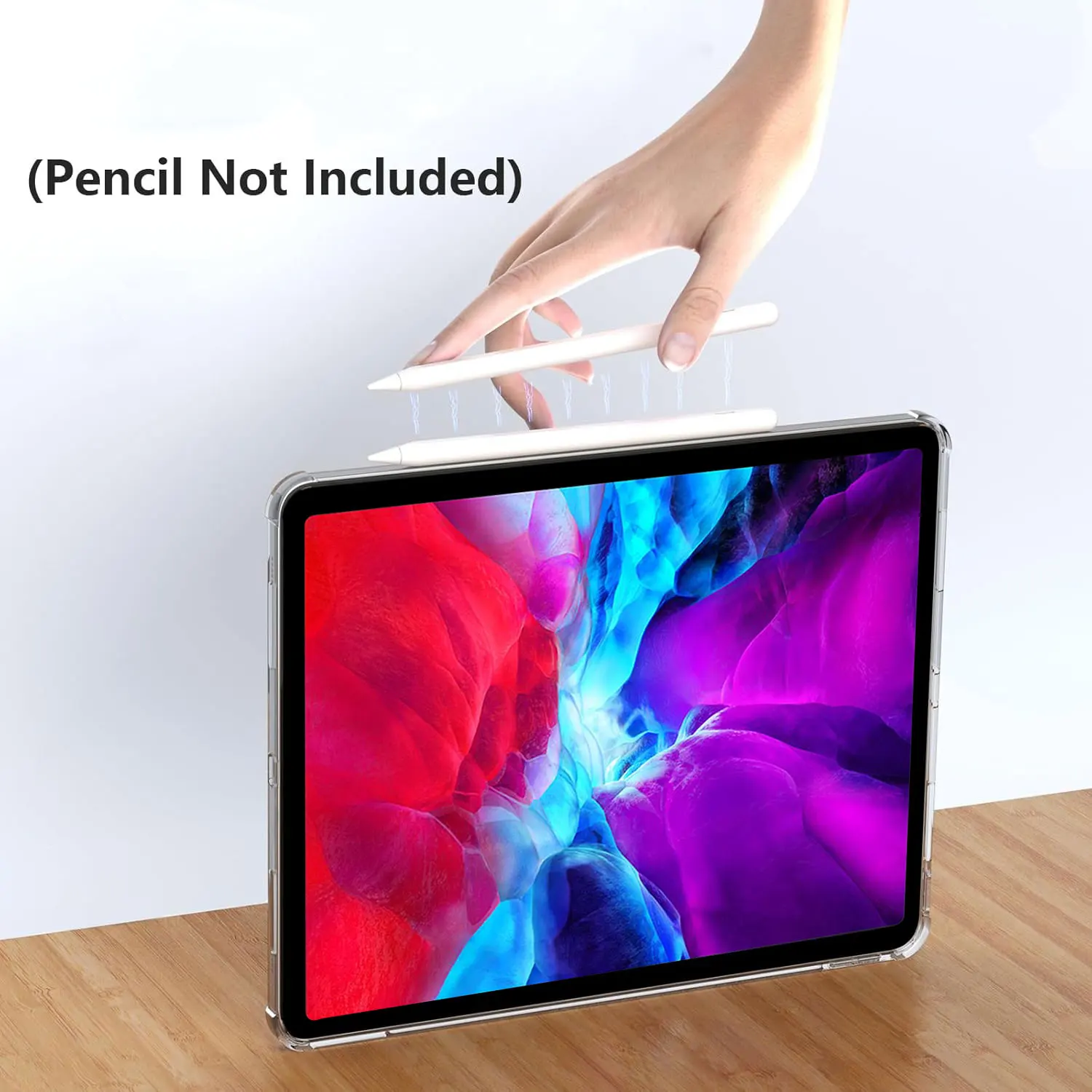 Tablet Case For Apple iPad Pro 12.9 2020 4th A2069 A2232 A2233 A2229 Four Corners Thickenend Airbag Cover Transparent Anti-Drop