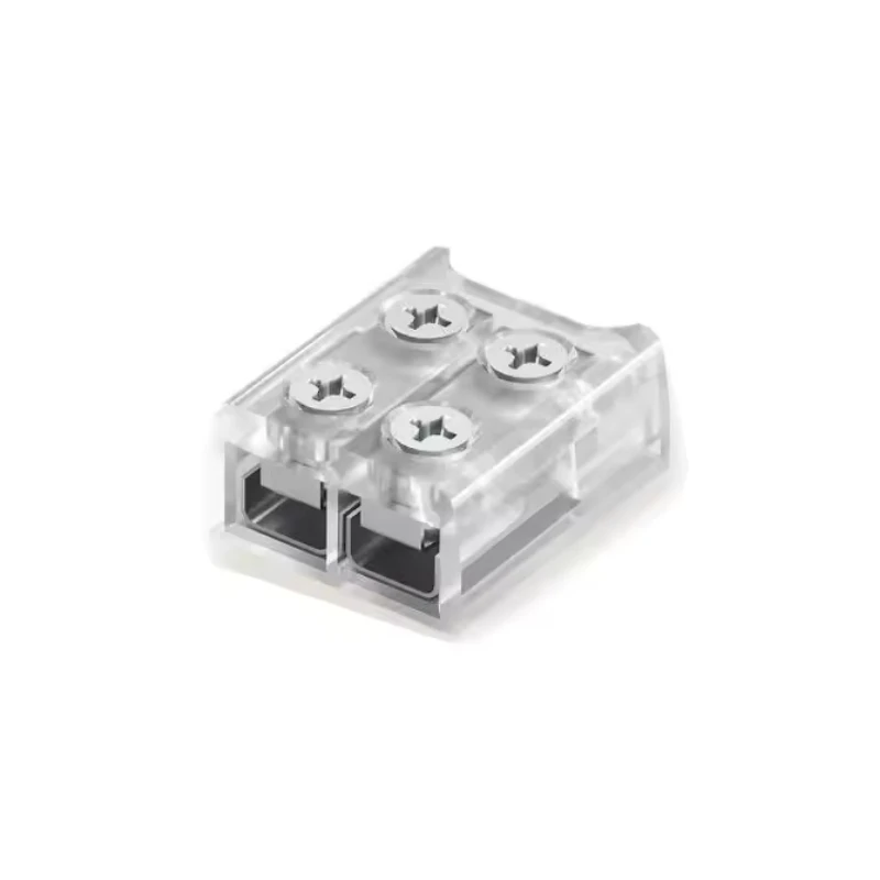 LED solderless light strip connector 24V/5A 2P L T-type With Screw Fixing 8/10mm For LED Strip Single Color COB IP20
