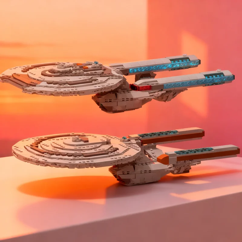 Art Craft Class - 827 piezas MOC Modelo de nave