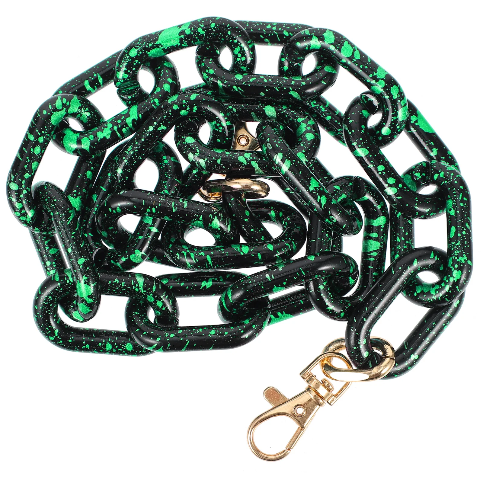 

1Pcs Acrylic Bag Chain Purse Strap DIY Handbag Accessories Snowflake Green Fashionable Unique Decor Acrylic Bag Chain