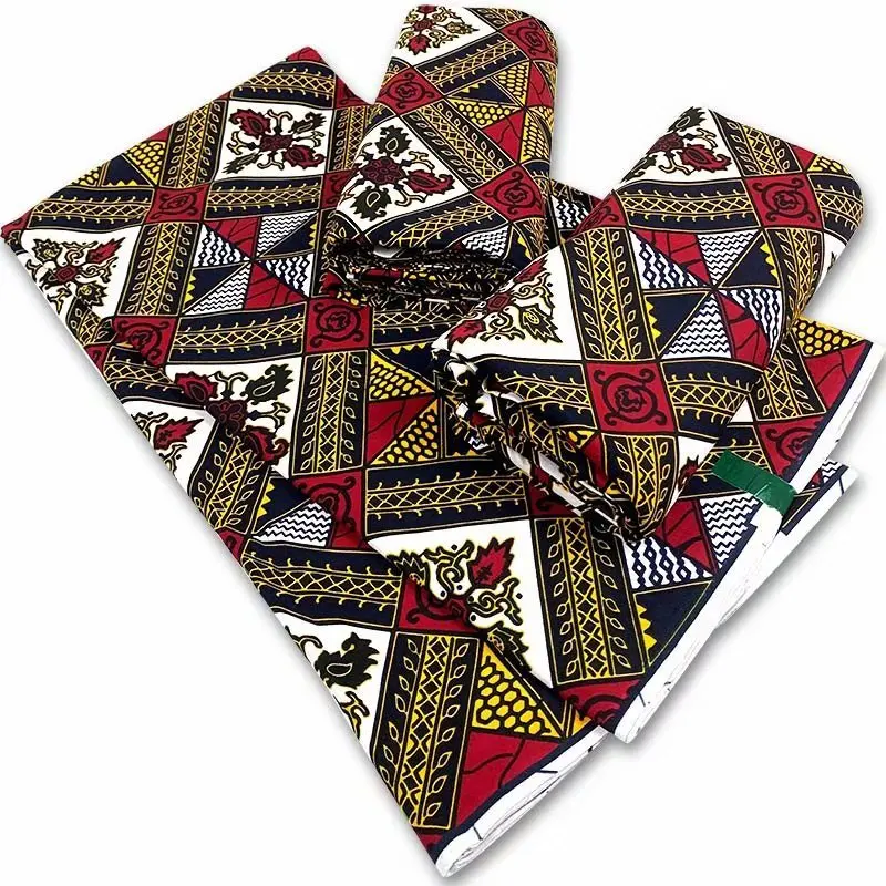 

Новое поступление 2025 года, гарантированная настоящая оригинальная африканская восковая ткань в стиле Ганы, Анкара, восковая ткань с принтами, 100% хлопок, Pagne