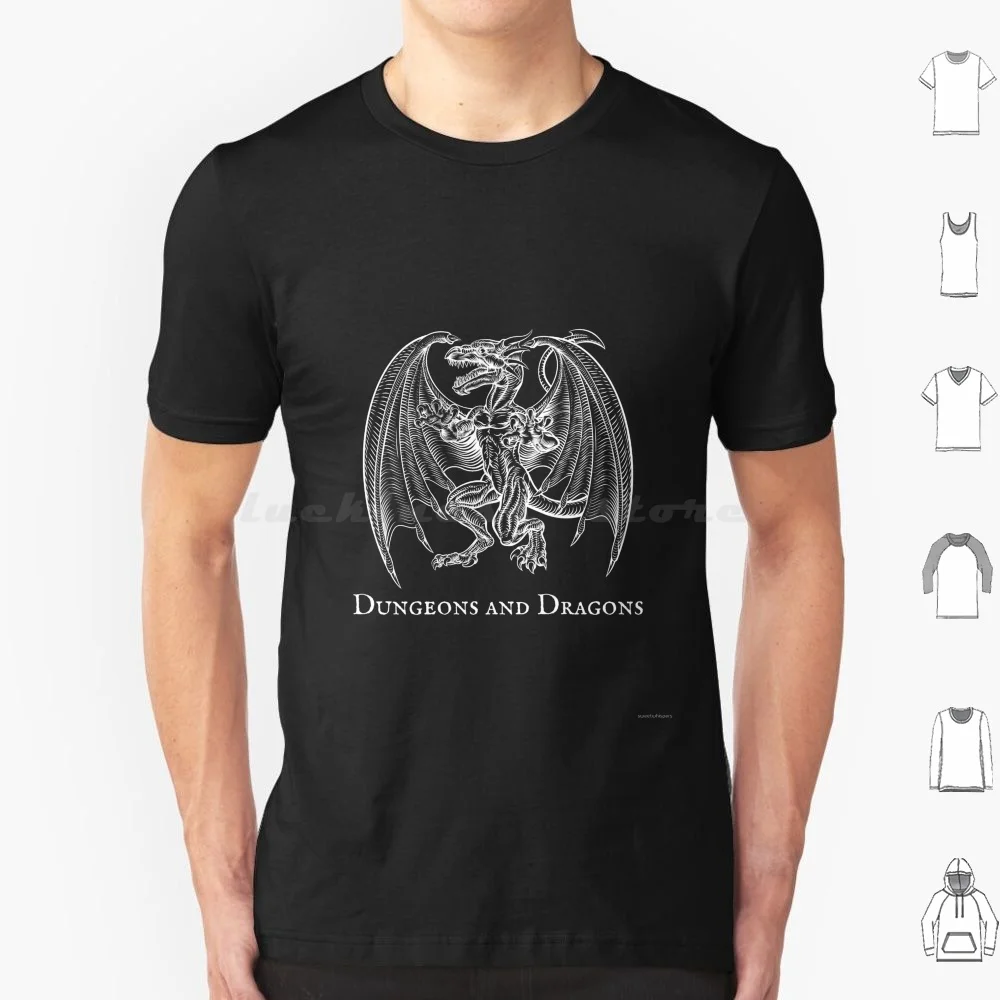 And Design T Shirt Big Size 100% Cotton And Dnd D D Rpg D20 Dice Dm Master Gaming Roleplay Tabletop Nerd D And D Dragon Game