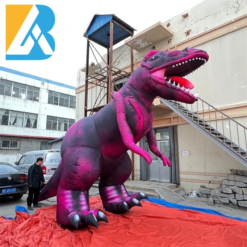 Dinosauro gonfiabile gigante T-Rex della decorazione di carnevale su misura per i giocattoli di spettacolo dei musei