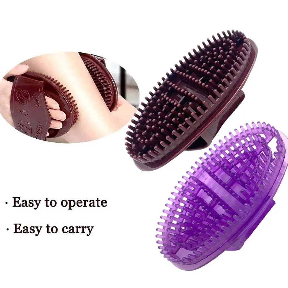 

Body Massage Brush Meridians Brush Body Relaxation Slimming Reduce Cellulite Massage Brush for Back Leg Handheld Meridians Brush