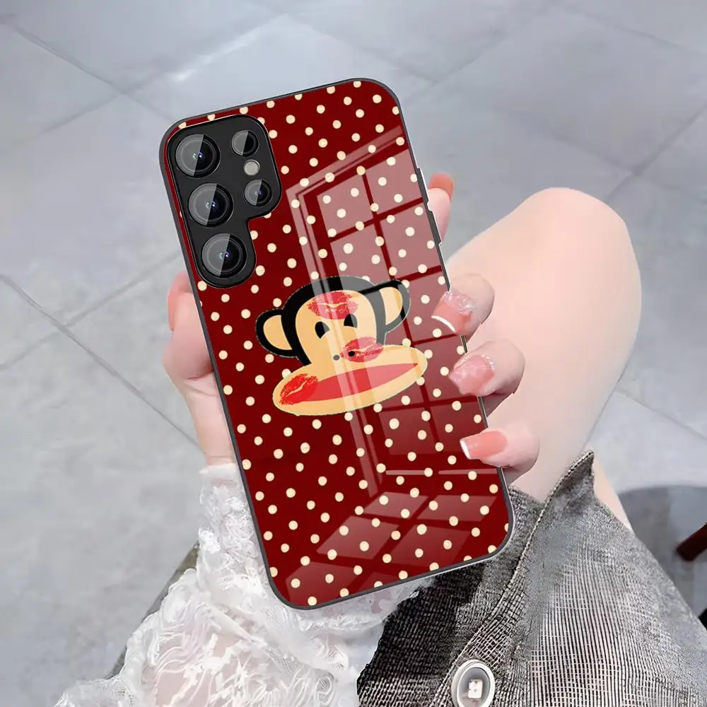 Funda de teléfono Fashion Pauls F-Frank para Samsung S26 S25 Plus S20 S20 Plus S22 Ultra S23 FE S21 Plus S21 Ultra, cubierta de cristal