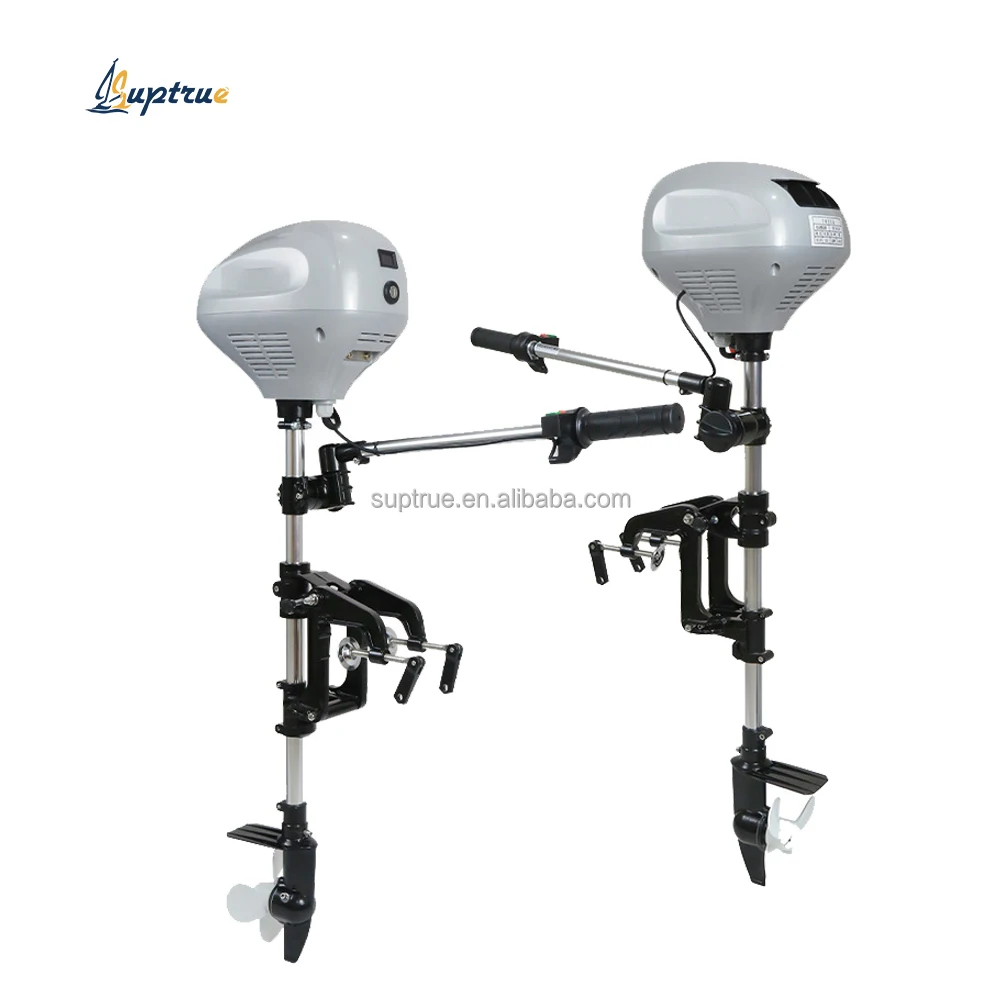 

China Suptrue 12V 720W Heavy Duty Electric Brushless Outboard Trolling Motor Kayak New Condition Tiller Control Boat Engine