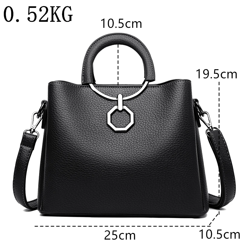 Women Luxury Leather Handbag Female Designer Shoulder Crossbody Bags High Quality Messenger Bag Ladies Brand Purses Tote Bag