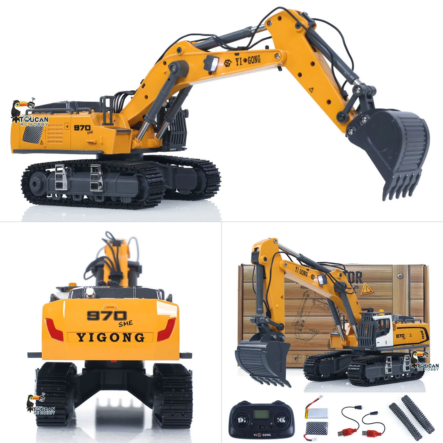 

New Mini 1/50 CUT 970 RC Excavator Remote Control Digger Truck Vehicle Cars Model Hobby Toys for Adult