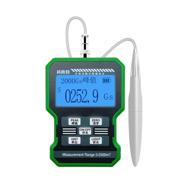 High-precision Gauss Meter Digital Tesla Koot Magnetic Field Intensity Detector Handheld Flux