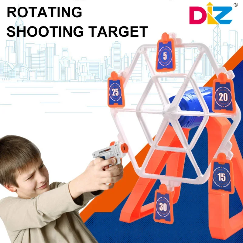 

Electric Rotating Shooting Target for Nerf Guns Toy Weapon Kids Soft Bullets Shooting Game Toys Gun Accessories Gift for Boy