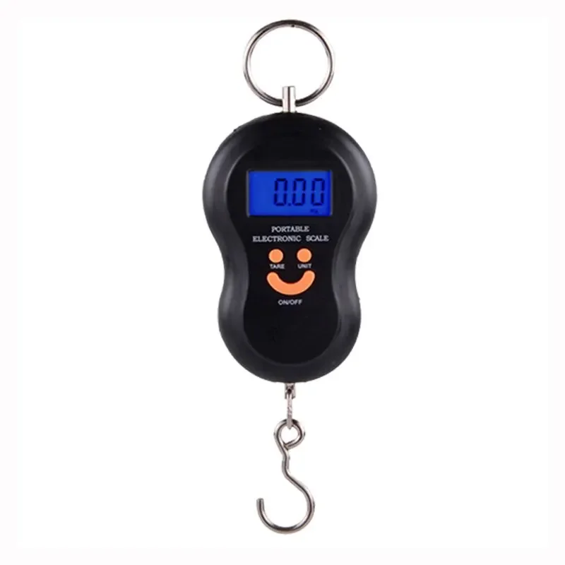 

Electronic Portable Gourd Scale with Backlight Purchasing Vegetables Electronic Scale Hook Portable Weighing 50KG 1PC Scales