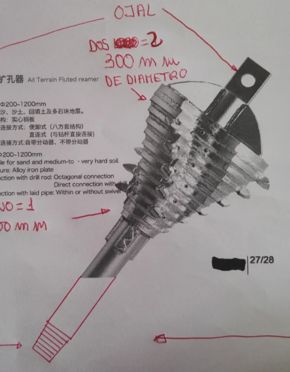 rock reamer/hole open/HDD rock reamer for Horizontal Directional Drilling