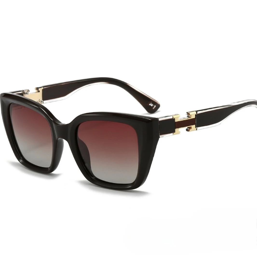 2025 New Women's Cat Eye Polarized Sunglasses - HD High Definition Trendy Street Fashion Shades, UV Protection Sun Glasses